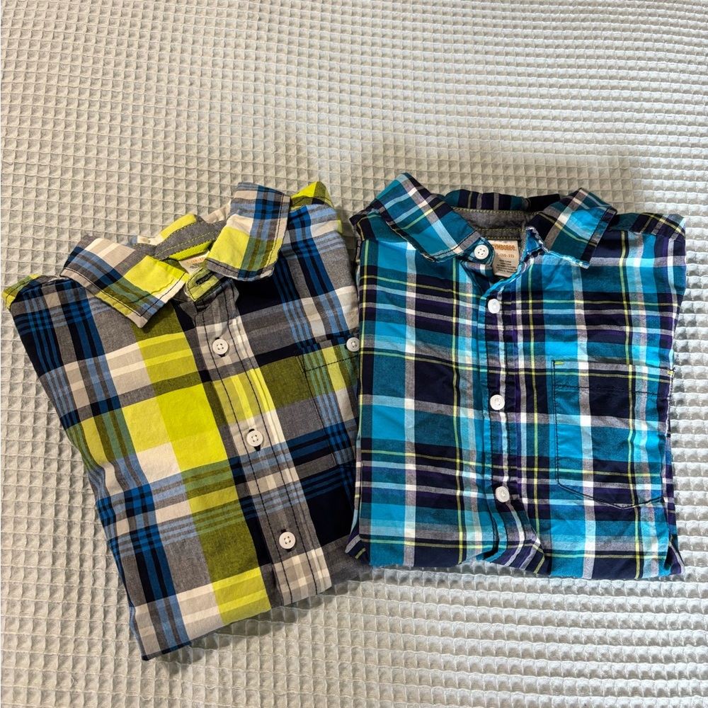 Gymboree Plaid Button Down Shirts Bundle